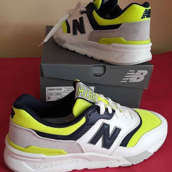 New Balance Other - New Mens NB 997 Neon Black Grey Size 9 (11 Women)